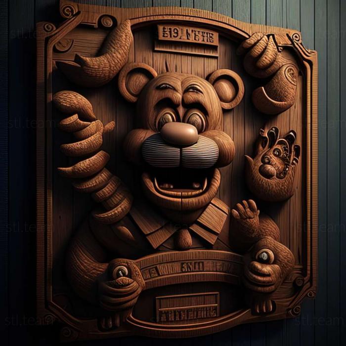 3D model Five Nights at Freddys World game (STL)